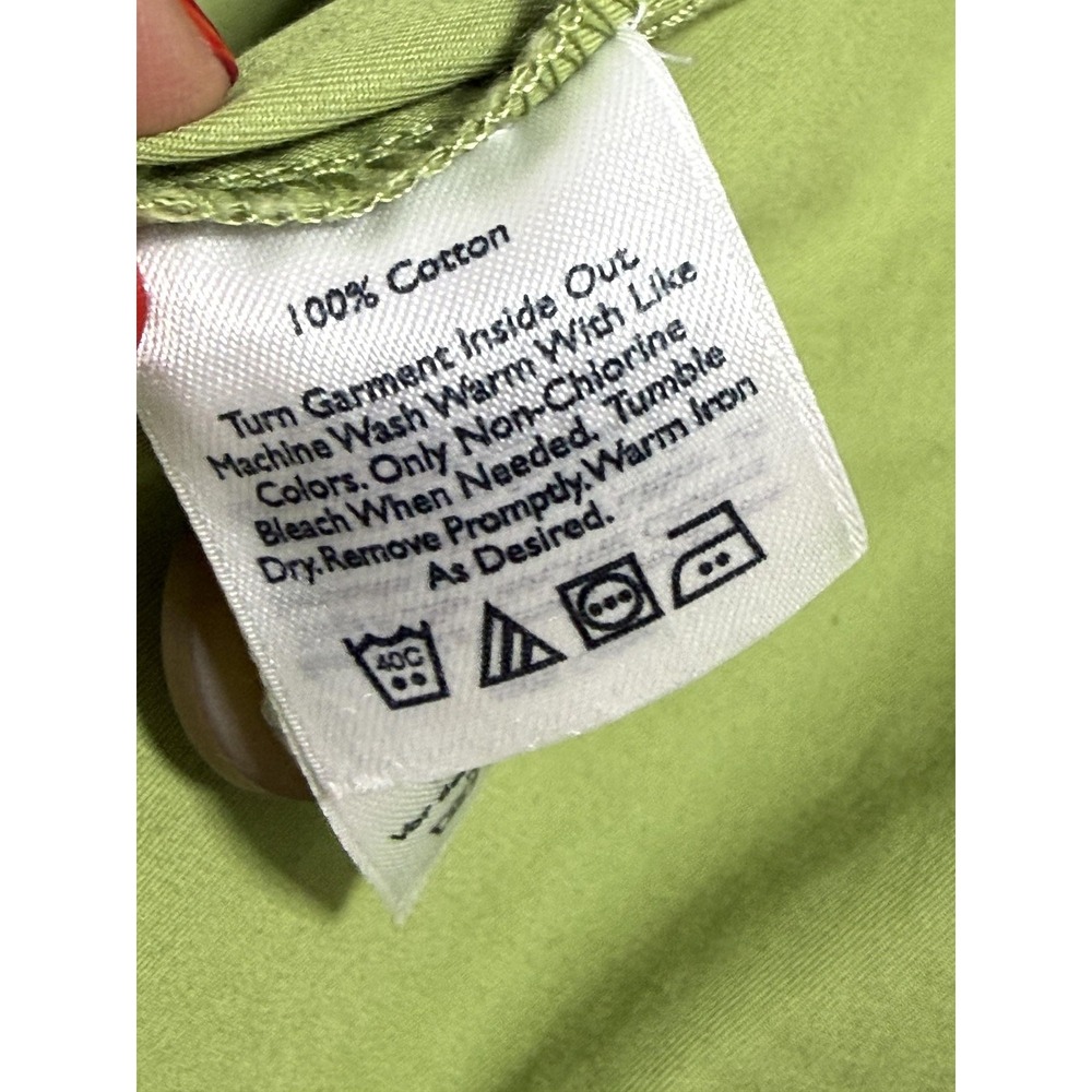 Eddie Bauer Jacket Womens XXL Green Cotton Button Front 3/4 Sleeve Casual - Picture 10 of 12